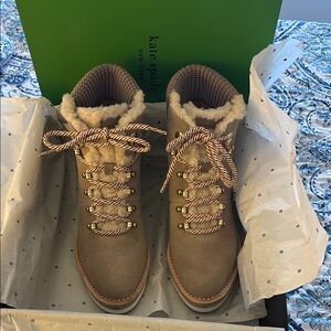 Kate Spade Women's Beige Ankle Boots